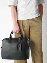 Porte-documents Flandres 2 Compartiments Cuir Etrier Noir flandres EFLA8252-vue-porte