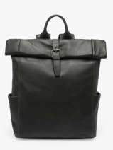 Leather Spider Backpack 2 Compartments Etrier Black spider ESPI8102