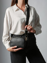 Shoulder Bag Tradition Leather Etrier Black tradition ETRA141S-vue-porte