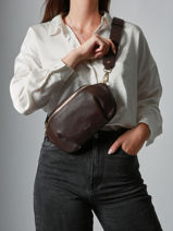 Sac Banane M Tradition Cuir Etrier Marron tradition ETRA022M-vue-porte