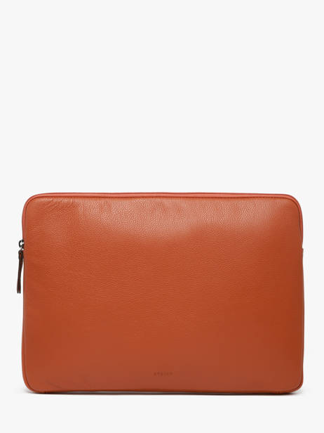 Housse Ordinateur Flandres Pc 15'' Cuir Etrier Orange flandres EFLA8835