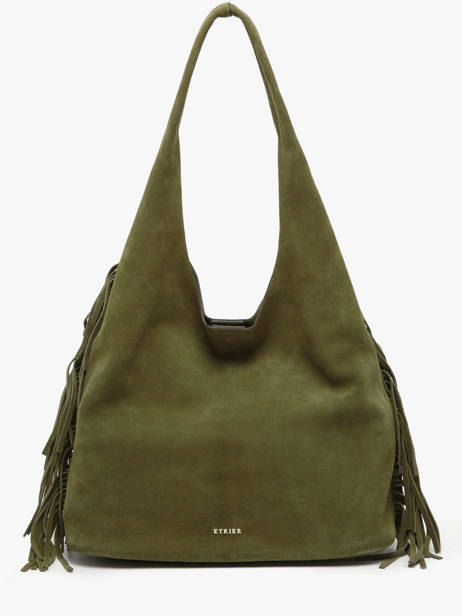 Sac Porté épaule L Country Cuir Etrier Vert country ECOU154L