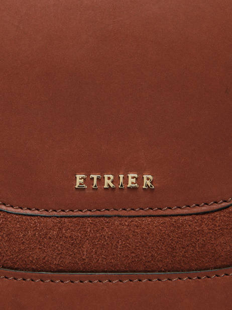Sac Bandoulière M Lasso Cuir Etrier Marron lasso ELAS152M vue secondaire 5