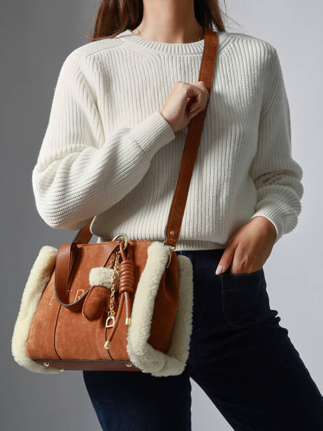 Mini Cabas Alpin Cuir Etrier Marron alpin EALP140S vue secondaire 2