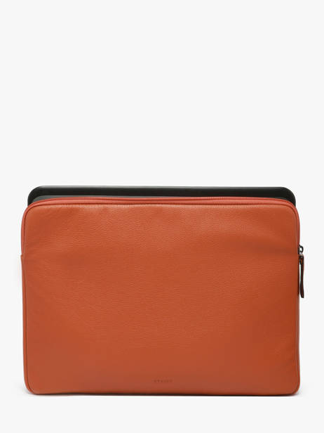 Housse Ordinateur Flandres Pc 15'' Cuir Etrier Orange flandres EFLA8835 vue secondaire 2