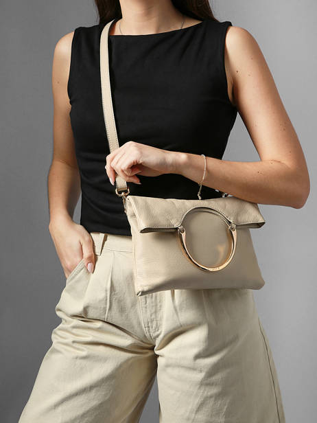 Sac Bandoulière Tradition Cuir Etrier Beige tradition ETRA189M vue secondaire 1